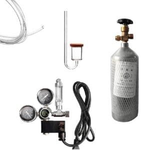 Home CO2 Cylinder 2 Ltr Kit with Dual Gauge